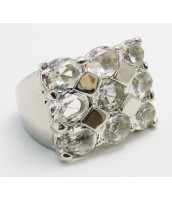 Prsteň s čírymi kamienkami - 510204A