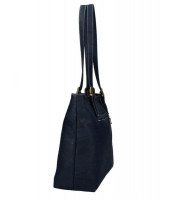 Korková dámska kabelka cez plece červeno-béžovo-modrá - ZI22V 