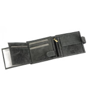 Koňakovo hnedá pánska peňaženka z brúsenej kože RFID v krabičke WILD 
