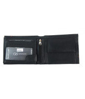 Kožená čierna pánska peňaženka v krabičke GROSSO 
