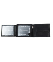 Kožená čierna pánska peňaženka v krabičke GROSSO 